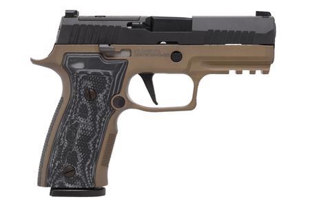 SIG SAUER P320 9MM AXG CARRY FDE NIGHT SIGHTS 2 17RND MAGS