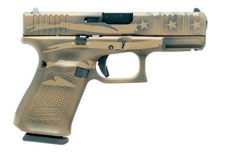 GLOCK 23GEN5 40SW 4.02 BARREL COYOTE BATTLEWORN FLAG 3-13RND MAGS