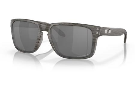 OAKLEY Holbrook XL Sunglasses with Woodgrain Frame and Prizm Black Polarized Lenses