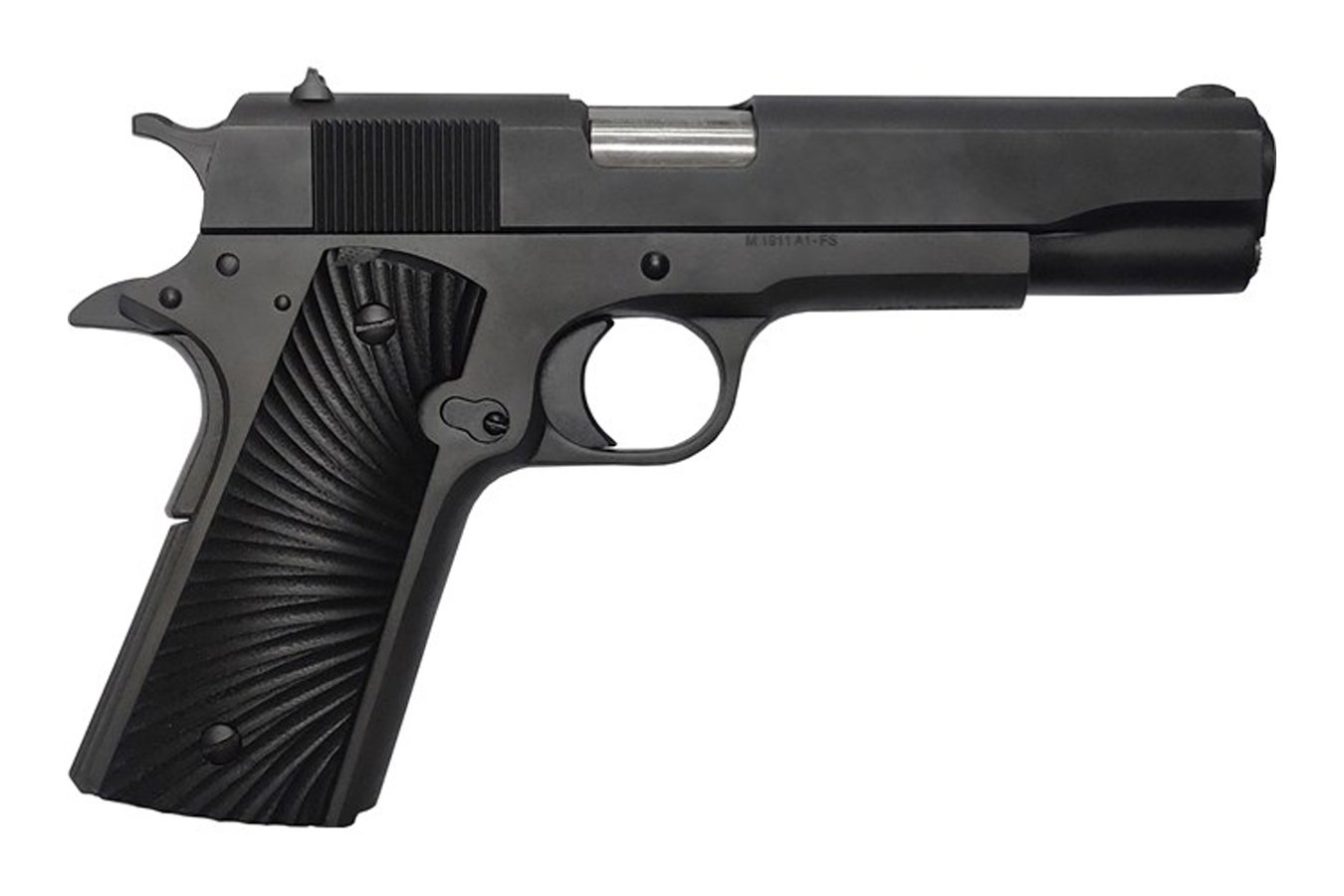 ROCK ISLAND ARMORY M1911-A1 45ACP SUNBURST BLACK GRIPS 5` BARREL 8+1RNDS