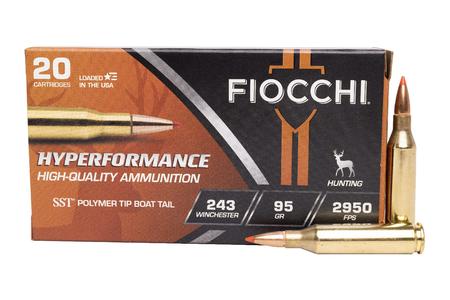 FIOCCHI 243 Winchester 95 Grain SST Hyperformance 20/Box