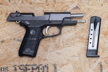 RUGER P89 9mm Police Trade-In Pistol with Stainless Barrel