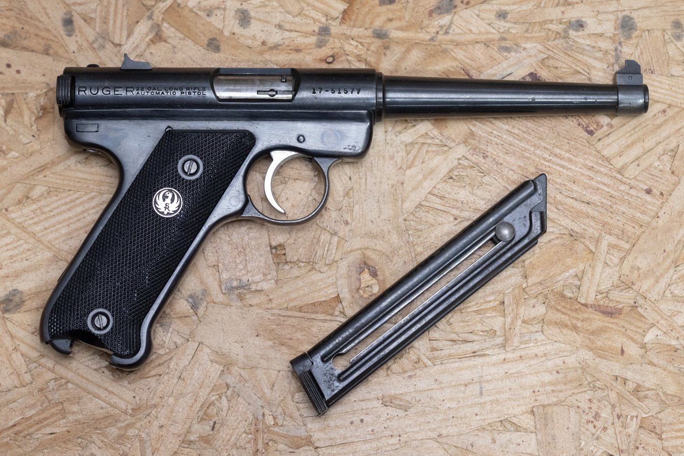 Ruger Mark I Target 22LR Police TradeIn Pistol Sportsman's Outdoor