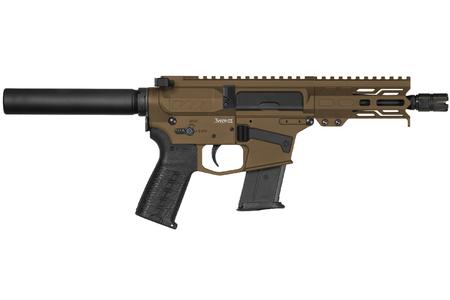CMMG Banshee Mk57 5.7x28mm AR-15 Pistol with 5 Inch Barrel and Midnight Bronze Cerakote Finish