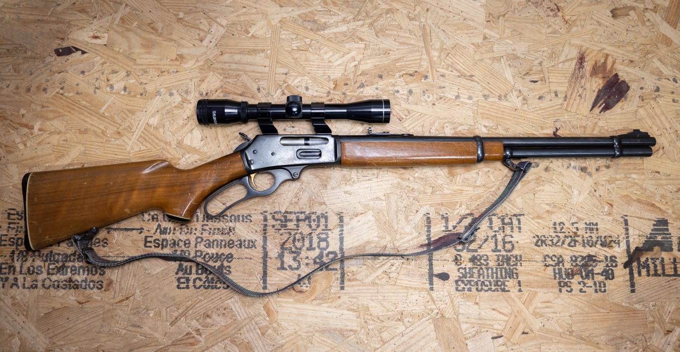 Marlin 336 30-30 Win Police Trade-In Rifle with Scope and JM Stamp