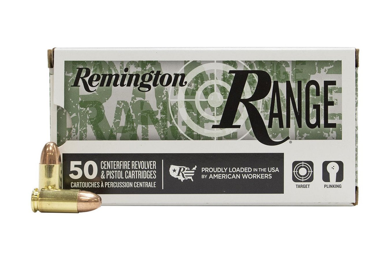 REMINGTON 9MM 115 GR FMJ RANGE HANDGUN