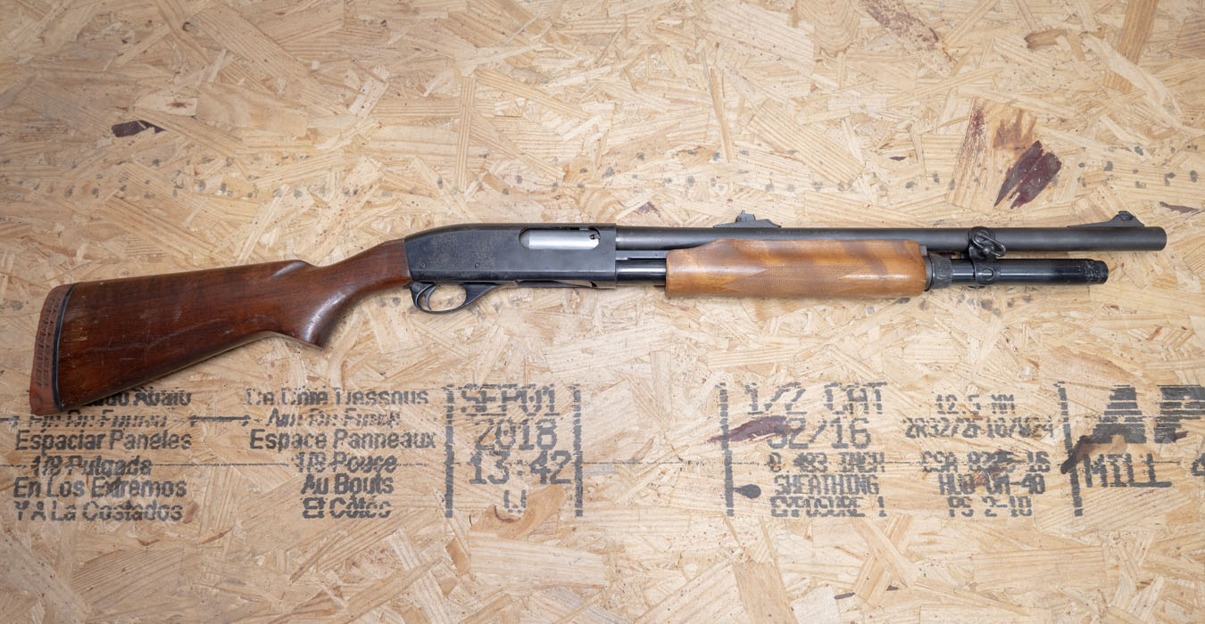 Remington 870 Wingmaster 12 Gauge Police Trade-In Shotgun with Rifle Sights