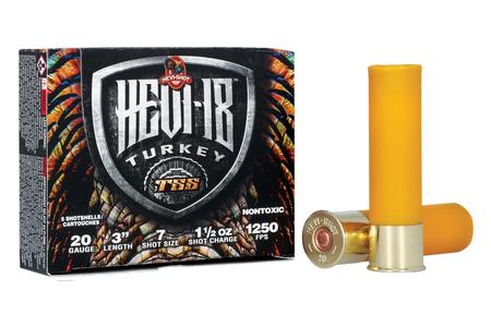 HEVI SHOT 20 Gauge 3 Inch 1-1/2 oz 7 Shot Hevi-18 Turkey 5/Box