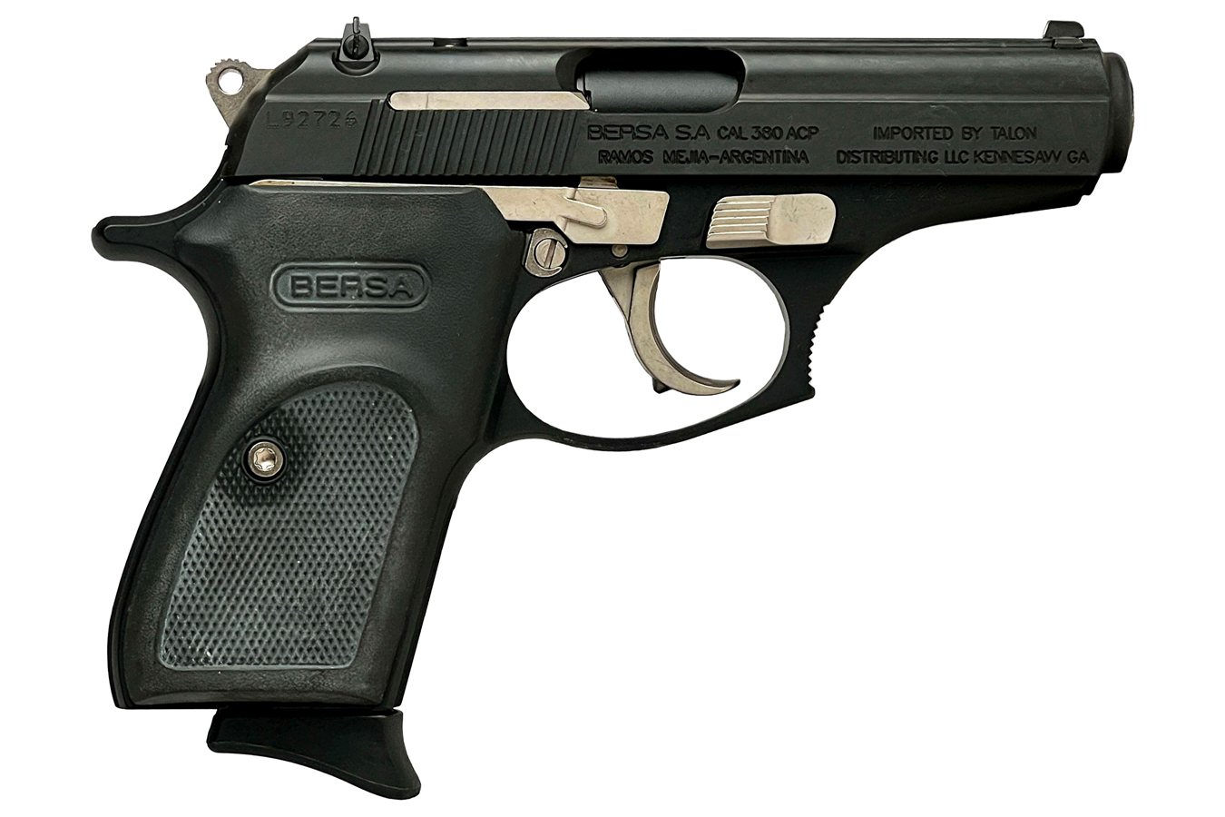 THUNDER 380 .380 ACP PISTOL WITH NICKEL ACCENTS