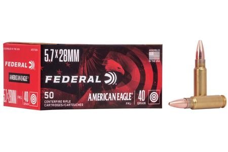 FEDERAL AMMUNITION 5.7x28mm 40gr FMJ American Eagle 50/Box