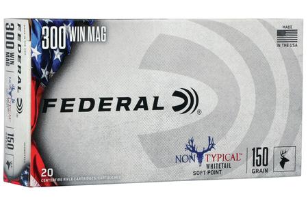 FEDERAL AMMUNITION 300 Win Mag 150 gr Non-Typical Soft Point 20/Box
