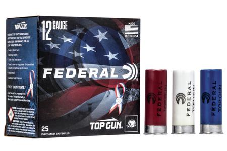 FEDERAL AMMUNITION 12 Gauge 2 3/4-in 8 Shot Top Gun Target 25/Box