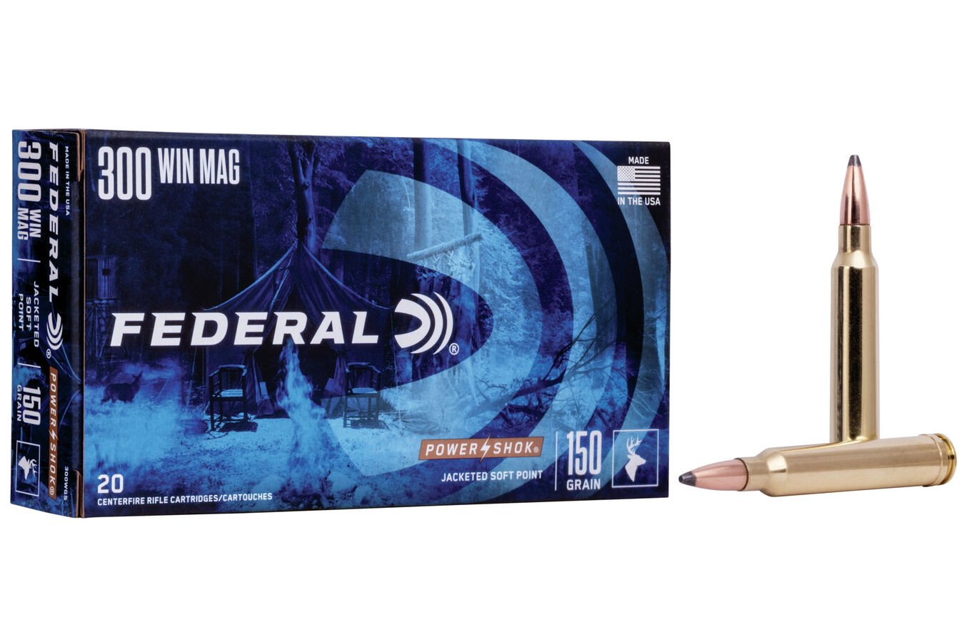 FEDERAL AMMUNITION 300 WIN MAG 150 GR POWER-SHOK