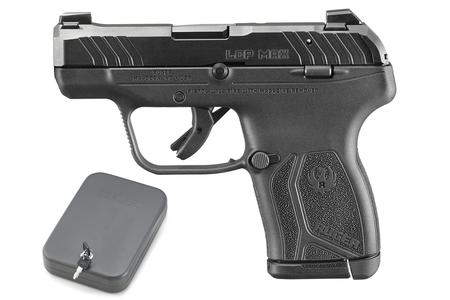 RUGER LCP MAX 380 ACP 2.8 IN BBL 10 RD AG WITH LOCK BOX