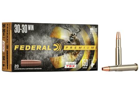 FEDERAL AMMUNITION 30-30 WIN 150 gr Barnes TSX Hollow Point 20/Box