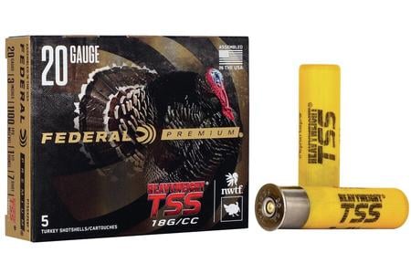 FEDERAL AMMUNITION 20 Gauge 3 inch 1 1/2 oz Heavyweight TSS #7 5/Box