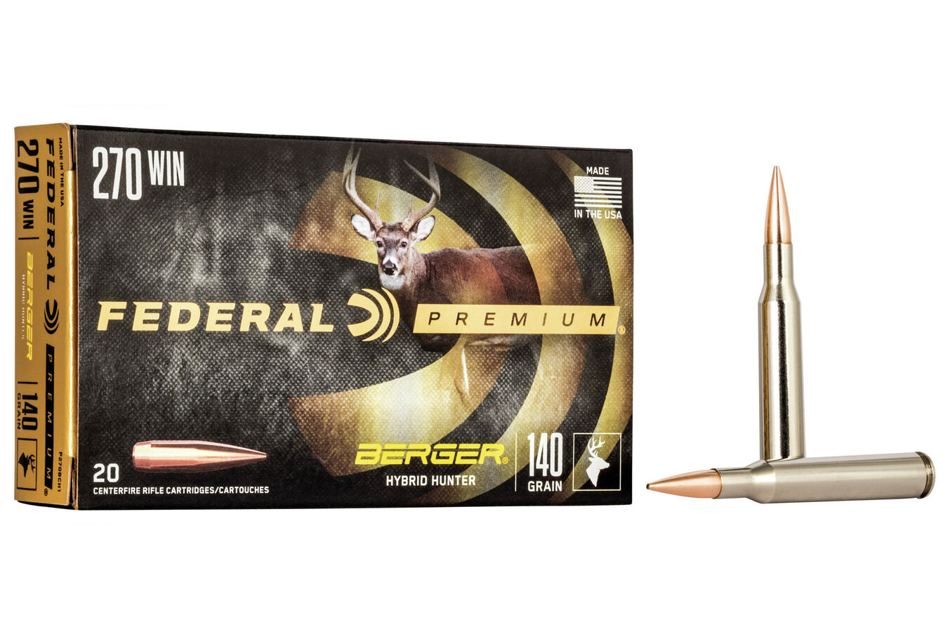 FEDERAL AMMUNITION 270 WIN 140 GR BERGER HYBRID HUNTER