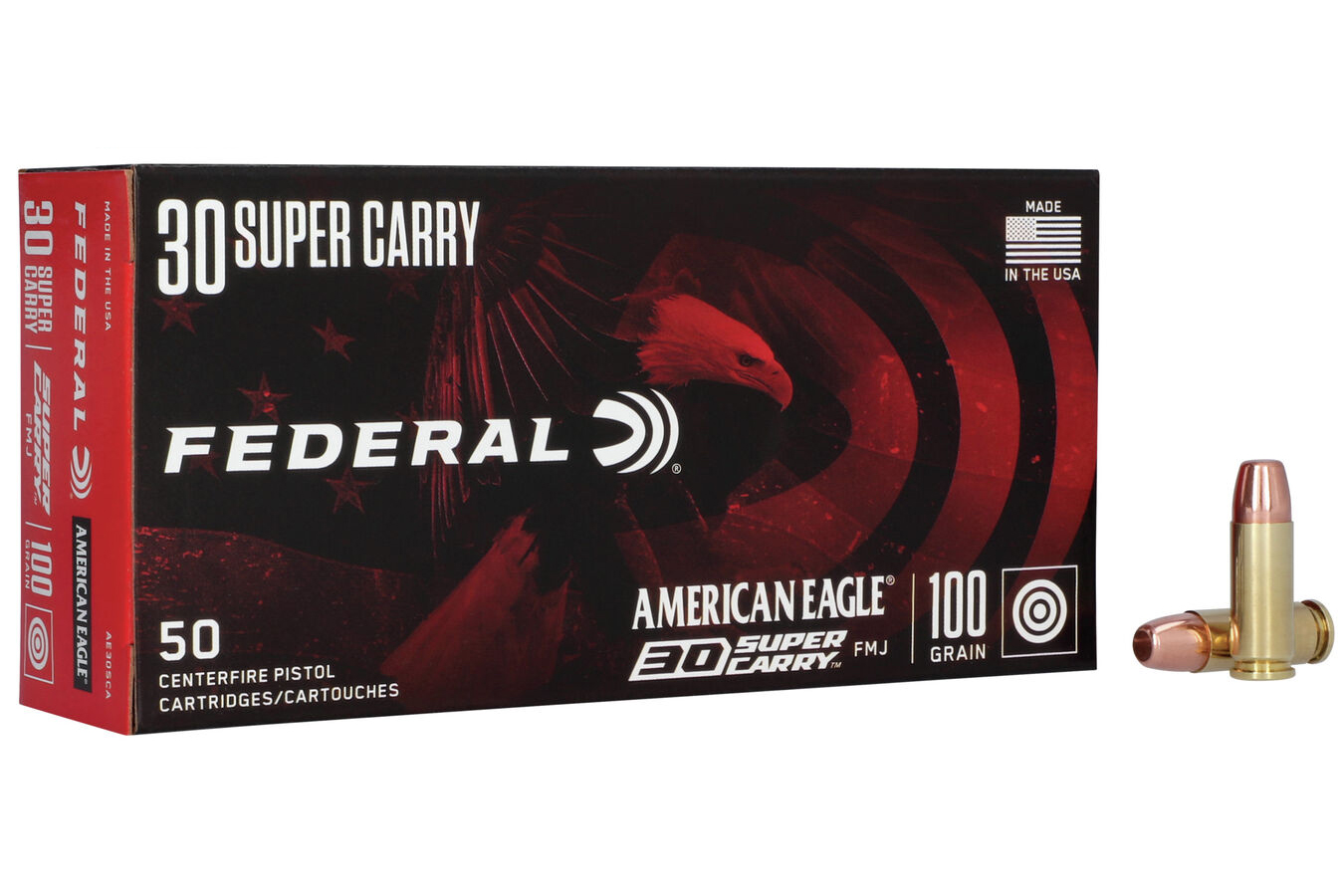 FEDERAL AMMUNITION 30 SUPER CARRY 100GR FMJ