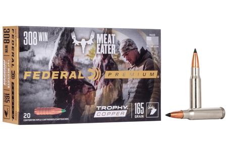 Federal 308 Win 165 gr Trophy Copper Vital-Shok 20/Box
