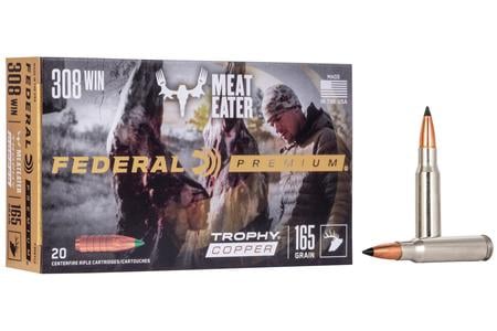 FEDERAL AMMUNITION 308 Win 165 gr Trophy Copper Vital-Shok 20/Box