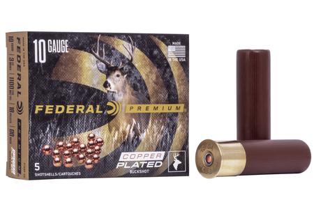 FEDERAL AMMUNITION 10 Ga 3-1/2 in 18 Pellets 00 Buck Vital-Shok 5/Box