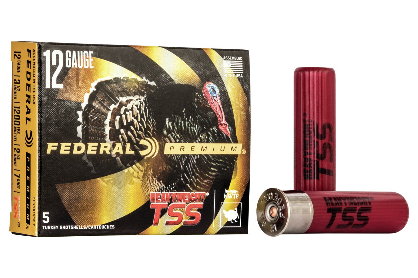 FEDERAL AMMUNITION 12 GA 3-1/2 IN 2-1/4 OZ 7 HEAVYWEIGHT TSS TURKEY