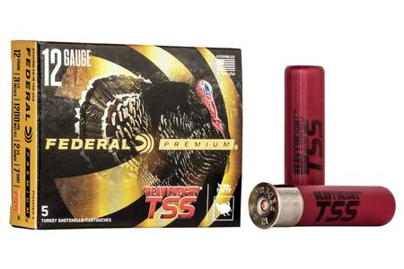 FEDERAL AMMUNITION 12 Gauge 3 1/2 inch 2 1/4 oz No. 7 Heavyweight TSS 5/Box