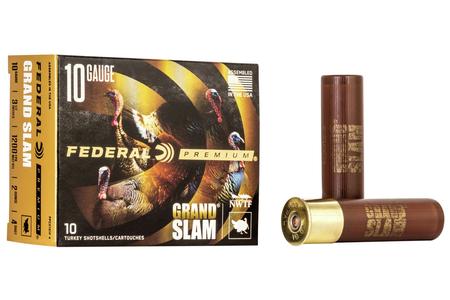 FEDERAL AMMUNITION 10 Gauge 3-1/2 Inch 2 oz 4 Shot Grand Slam 10/Box