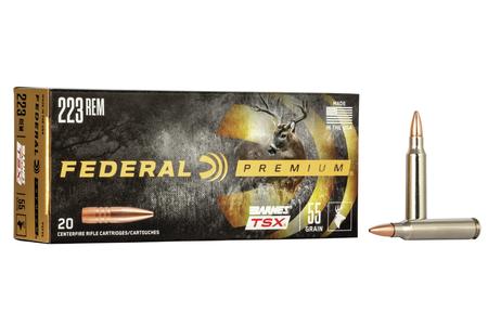 Federal 223 Rem 55 Gr Barnes TSX 20/Box