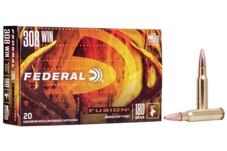 FEDERAL AMMUNITION 308 Win 180 gr Fusion 20/Box