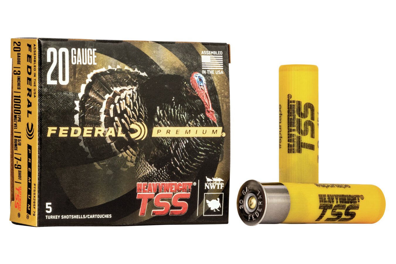 FEDERAL AMMUNITION 20 GA 3 IN 1-5/8 OZ 7,9 HEAVYWEIGHT TSS TURKEY