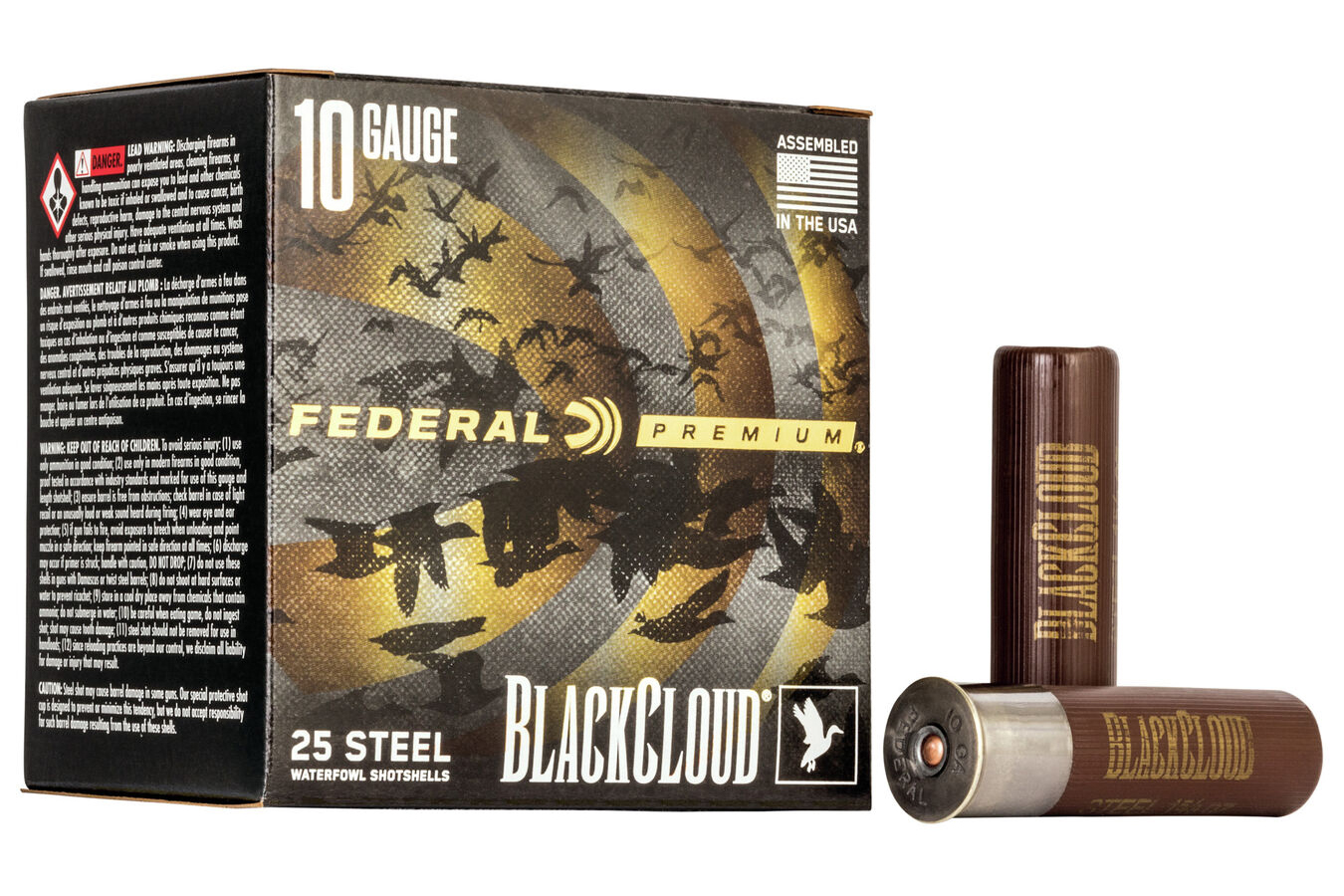 FEDERAL AMMUNITION 10 GA 3-1/2 IN 1-5/8 OZ BB BLACK CLOUD