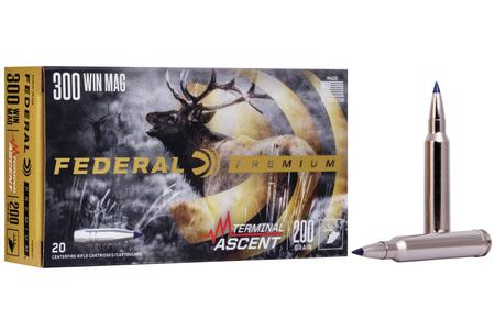 Federal 300 Win Mag 200 gr Terminal Ascent 20/Box
