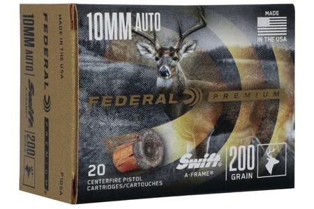 FEDERAL AMMUNITION 10mm 200gr Swift A-Frame 20/Box