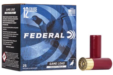 FEDERAL AMMUNITION 12 Gauge 2 3/4 in 7.5 Shot Upland Heavy Field Game Load 25/Box