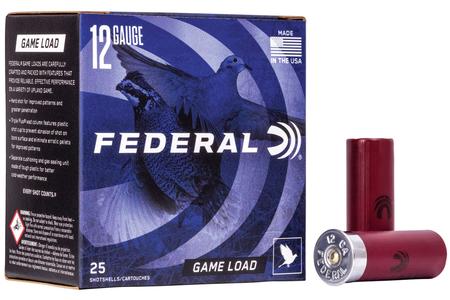 FEDERAL AMMUNITION 12 Gauge 2 3/4 in 1 oz 8 Shot Game Load Game-Shok Upland 25/Box  