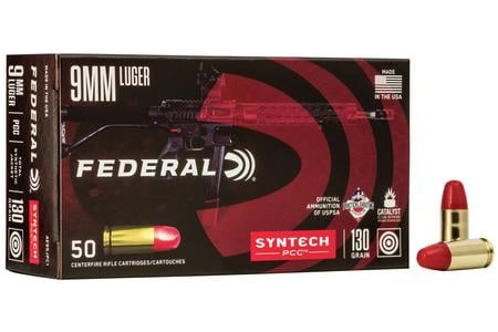 FEDERAL AMMUNITION 9mm 130 gr TSJ Syntech PCC 50/Box