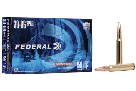 Federal 30-06 Springfield 150 gr SP Power-Shok 20/Box