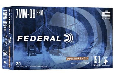 Federal 7mm-08 Remington 150 gr Hot-Cor SP Power-Shok 20/Box