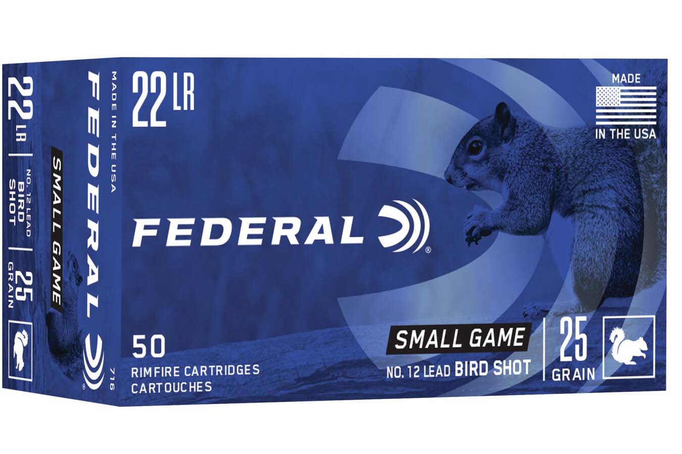 FEDERAL AMMUNITION 22 LR NO. 10 LEAD BIRD SHOT GAME-SHOK