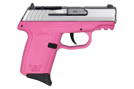 SCCY CPX2 9MM TWO TONE PINK GRIP 3.1 IN BBL 