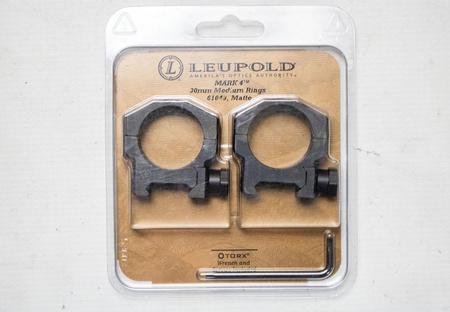 LEUPOLD MK4 Medium 30mm Police Trade-In Scope Rings