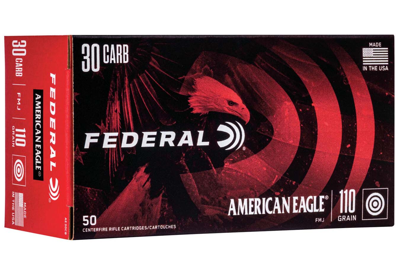 FEDERAL AMMUNITION 30 CARBINE 110 GR  FMJ