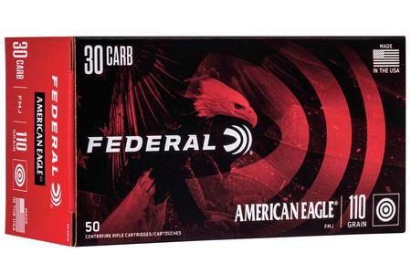 FEDERAL AMMUNITION 30 Carbine 110 gr FMJ American Eagle 50/Box