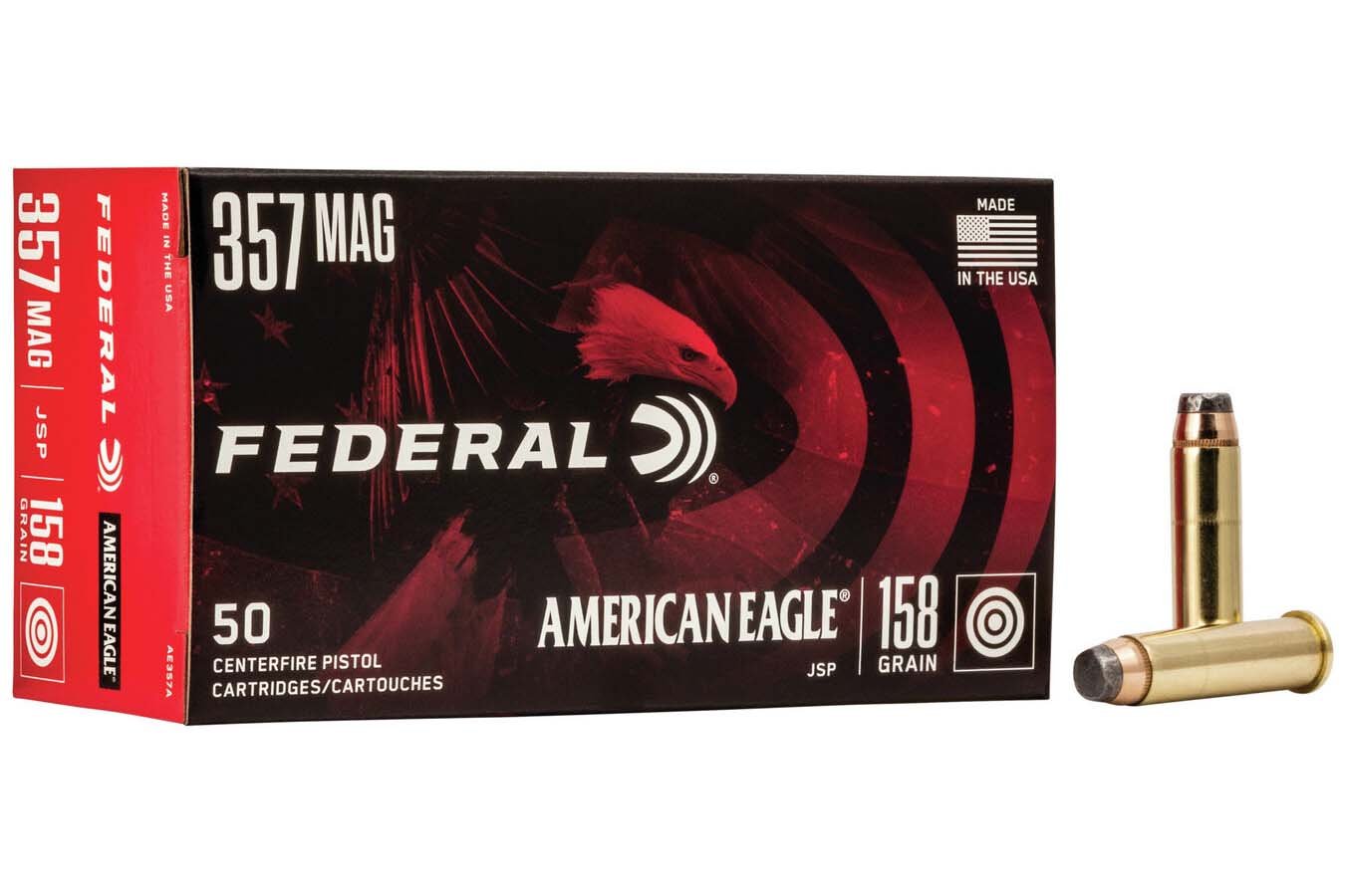 FEDERAL AMMUNITION 357 MAG 158 GR JSP