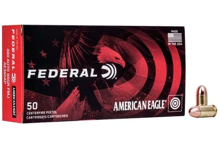 Federal 380 Auto 95 gr FMJ American Eagle 50/Box exclusive deals