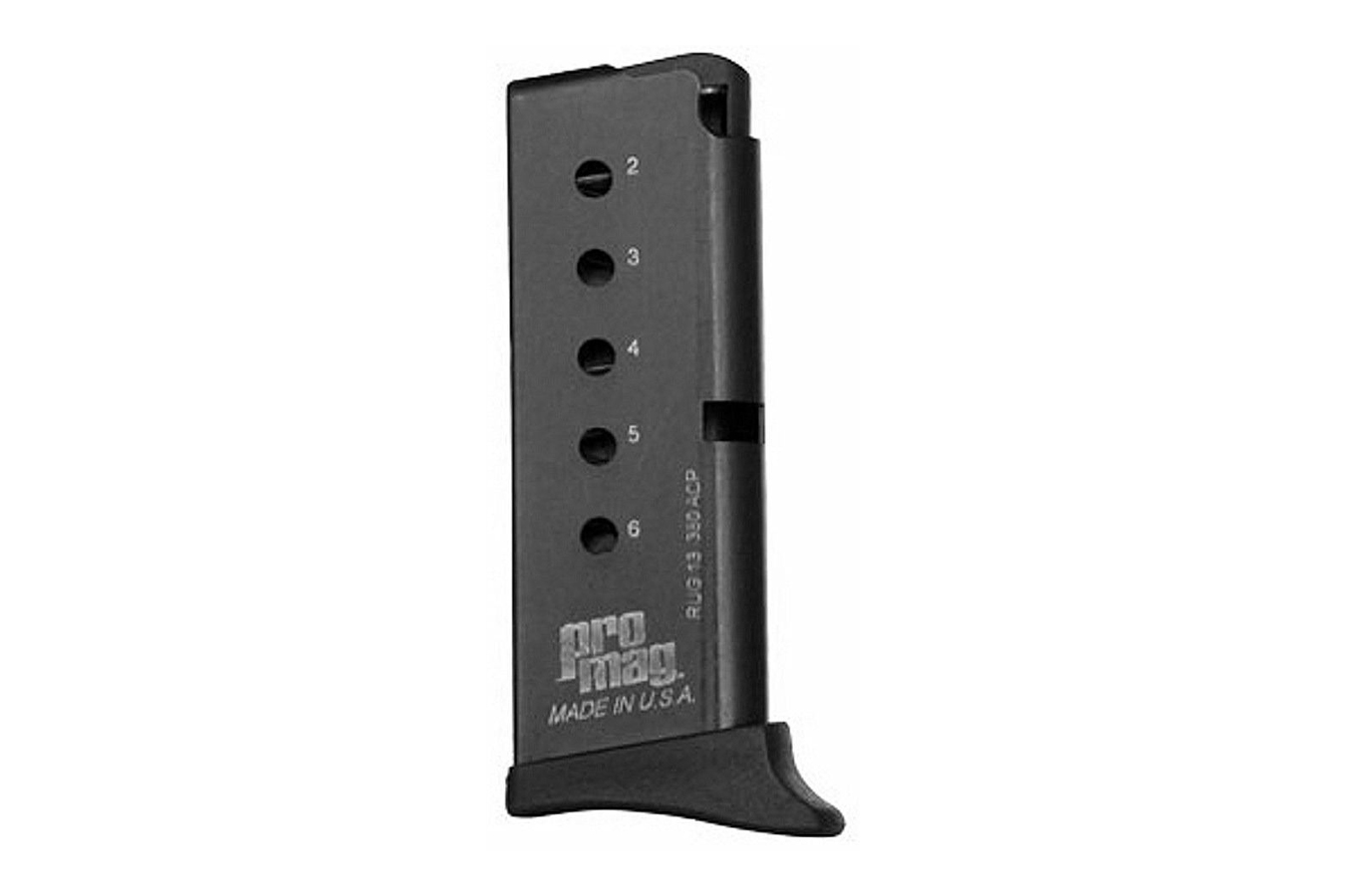 thumbnail image 2 of Ruger LCP OEM Factory Magazine .380 ACP 6-Round - Black, Alloy Steel & Polymer - RUG90643 2 of 5