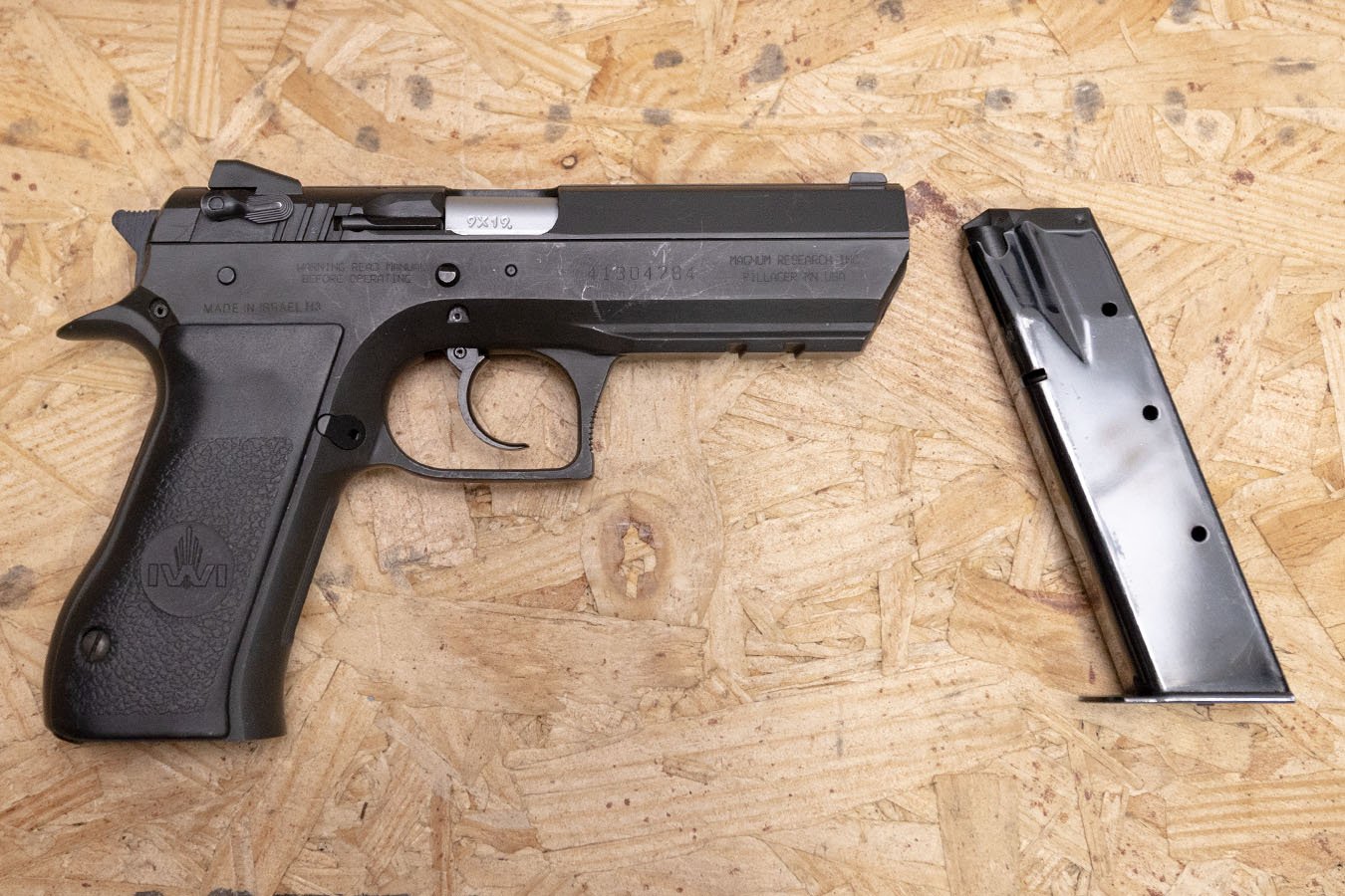 IWI Desert Eagle 9mm Police Trade-In Pistol with Ambi Slide Safety