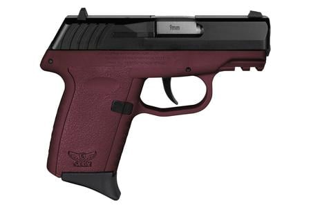 SCCY CPX-2 Gen3 9mm Pistol with Crimson Polymer Frame and Black Slide