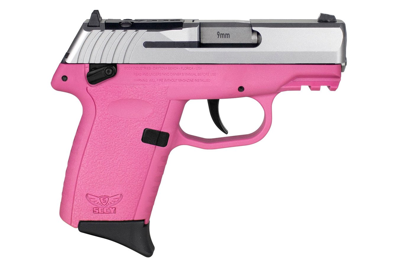 SCCY CPX1 9MM TWO TONE PINK GRIP 3.1 I BBL